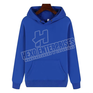 Sweat à capuche et sweat-shirt à logo personnalisé sérigraphiés pour hommes 100% coton 420g/500g Poids du tissu disponible en blanc - Product Image 3