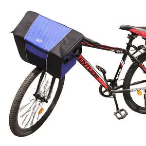 Vendendo preço atacado fornecedor dourado viagens ao ar livre bicicleta bicicleta guiador isolado almoço cooler bag com saco de cintura