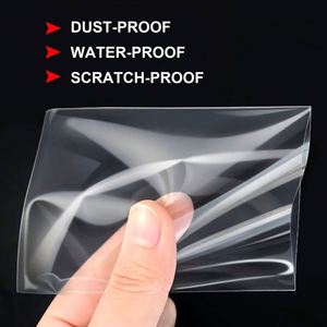 Pochettes de protection transparentes en PP pour cartes sportives 66x91mm, épaisseur 5-10c, logo personnalisé, écologiques, livraison rapide, modèle HJK, lot de 5 - Product Image 3