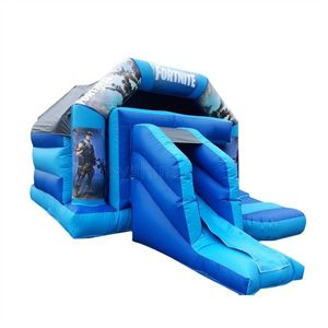 Château gonflable commercial Hotfortnter avec toboggan, facile à installer - Product Image 1