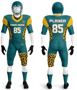 Uniforme personnalisé de football américain pour hommes taille plus maillot et pantalon de sublimation personnalisés et respirants - Product Image 1