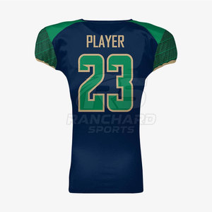 Nouveau maillot de football américain uni, design personnalisé, maillot de football américain vierge pour hommes - Product Image 3