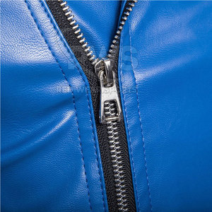 Chaquetas de cuero genuino para hombres Abrigos de cuero con estilo Chaquetas clásicas para hombres Chaqueta de cuero a prueba de viento al por mayor - Product Image 6