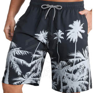 Pantalones cortos de playa de verano de estilo callejero para hombre, pantalones cortos de secado rápido para Surf, pantalones cortos informales sólidos, proveedor directo de fábrica - Product Image 2