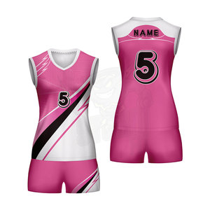 Uniformes de voleibol de diseño personalizado para mujeres y hombres Conjuntos de nuevo estilo para adultos Unisex Jersey de voleibol de manga corta personalizado - Product Image 1