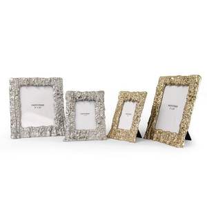 Stylish metal photo frame for elegant home decor wall tabletop display gift birthday anniversary <b>present</b> fashionable interior - Product Image 1