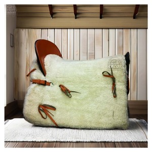 Ensemble de selle Vaquera espagnole de haute qualité en cuir véritable et polaire avec étriers pour l'équitation en gros - Product Image 5