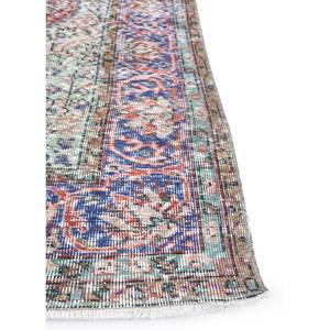 Alfombras Vintage de Lana 9x12 en Rojo y Naranja, Anudadas a Mano con Patrón de Medallón para Uso Doméstico, para Sala de Estar y Pasillo, Modelo Pae-2608 - Product Image 4