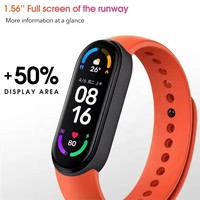 Reloj Inteligente Deportivo Original Xiaomi Smart Band 6 con Pantalla AMOLED de 1.56 Pulgadas y Monitoreo de Salud
