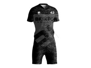 Camiseta y pantalones cortos de portero de fútbol por sublimación personalizada, uniforme acolchado de manga larga con servicio OEM - Product Image 3