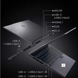 Portátiles para juegos M e c h r e v o J i G u a n g X 16,0 pulgadas a estrenar 16G/1TS 4070-8G D5 Ram 165H 2,5 K - Product Image 2