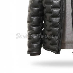 Wholesale Price Custom Logo <b>Leather</b> <b>Jackets</b> For Men New Design <b>Genuine</b> <b>Leather</b> <b>Jackets</b> High Quality <b>Leather</b> Winter <b>Jacket</b> - Product Image 4
