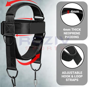 Sangle de Tête et Mentonnière Ajustable Roziv Sports Fitness Unisexe Antidérapante en Néoprène Rembourré pour Entraînement Musculaire et Haltérophilie - Product Image 5