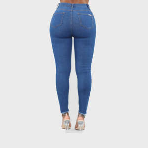 Fashion Slim Classic Basic Denim Skinny <b>Jeans</b> <b>Women</b> High Waist <b>Jeans</b> Tights Pencil Pants <b>Stretch</b> <b>Women</b> <b>Jeans</b> - Product Image 2