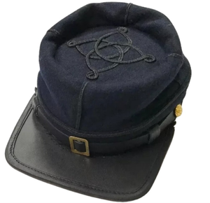 Vente en gros exigence personnalisée Logo 100% laine haute qualité unisexe américain Reproduction Kepis chapeaux - Product Image 4