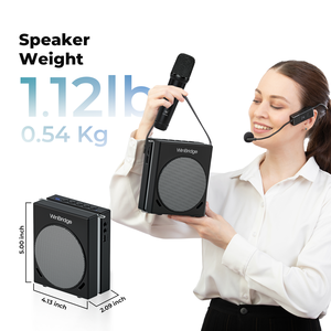Winbridge S91 Xách Tay PA Hệ Thống Loa 30W <span class=keywords><strong>2</strong></span> Không Dây Cầm Tay Micro <span class=keywords><strong>Mini</strong></span> Khuếch Đại - Product Image 2