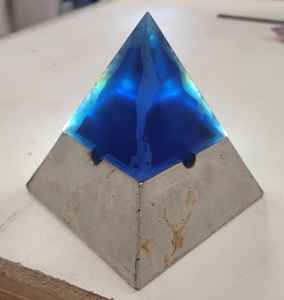 Cendrier en béton personnalisé classique TCE, fait à la main, en ciment solide, durable, réutilisable, pour table, pour la maison, l'hôtel, le café, le bar - Product Image 3