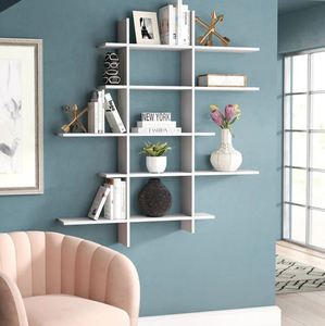 Nouvelles étagères murales flottantes en bois élégantes étagère de rangement murale pour la maison hôtels salon cuisine décor fabriqué en inde 2023 - Product Image 6