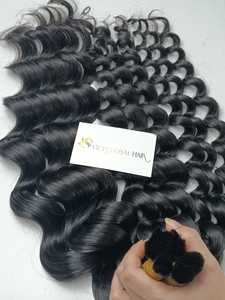 Extensions de cheveux vierges cambodgiennes vietnamiennes crus de Vietglobal Hair 100% cheveux bouclés en vrac - Product Image 4