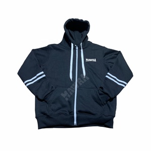 Sudadera con capucha de Invierno Polar con cremallera personalizada al por mayor, ropa de calle con logotipo personalizado de alta calidad para unisex 100% algodón - Product Image 3