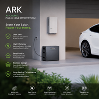 Steckbare Heimspeicherbatterie 2,6kWh-15,6kWh AC-gekoppelt IP65 Stapelbare Solarbatterie für UK-Balkon-Notstromversorgung