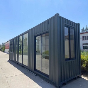 Casa de contenedores de acero portátil prefabricada plana expandible de 20 pies, 30 pies, 40 pies, buenos precios para oficina, supermercado, uso en hoteles - Product Image 6