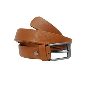 Cinturones de cuero para hombre, piel de vaca personalizada de calidad de fábrica OEM con hebilla de metal, diseño elegante disponible en pedidos al por mayor - Product Image 4