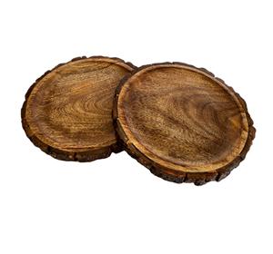 Meilleure vente Dessous de plat en bois artisanat meilleur design Pot Soucoupes Dessous de plat Résistant à la chaleur Dessous de verre en bois d'acacia - Product Image 5