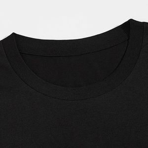 Camiseta de Hombre 100% Algodón, Diseño de Letras en Blanco, Impresión Serigráfica, Peso Pesado, Corte Holgado, Estilo Urbano, Personalizable - Product Image 5