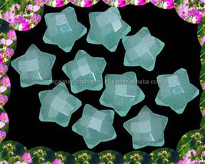 Larimar หินอัญมณีทรงหลวมขนาดผสมแกะสลักสำหรับฤดูร้อนเครื่องประดับมาคราเม่ - Product Image 3