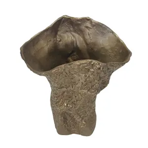 Jarrón de Flores de Hierro Hecho a Mano, Zahid Exports, Diseño Floral de Inspiración Vintage, Centro de Mesa Navideño, Maceta Decorativa para Hogar y Hotel - Product Image 4