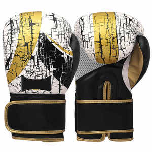 Gants de boxe de haute qualité personnalisables en cuir de vachette, gants de MMA et de kick-boxing en matériau PU pour l'entraînement de boxe - Product Image 1
