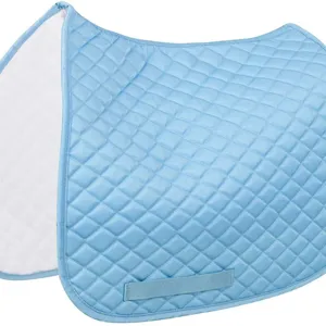 Indian Wholesaler Polyester Fabric Saddle Pad With Crystal Horse Glitter Comfort Saddle Pad Reasonable Prices