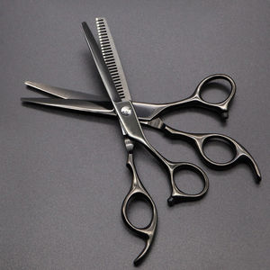 Juego de Tijeras Profesionales para Peluquería, Incluye Tijeras de Peluquero + Tijeras de Entresacar + Peine y Bolsa de Belleza - Product Image 5