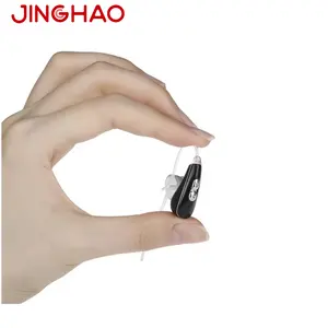 Jinghao D36 Early Medical Device Digital Mini Black Battery The Deaf Invisible Ear BTE Hearing Aid