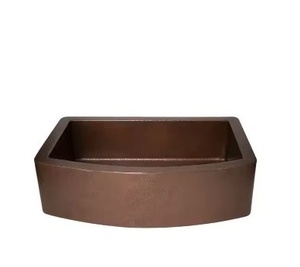 Évier en cuivre fait à la main de haute qualité pour décor de cuisine et de salle de bain - Product Image 3