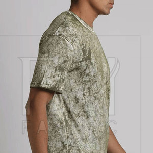 Camiseta de punto informal para hombre de algodón 100%, cuello redondo de Buena Fabricación, corte perfecto para parches personalizados - Product Image 2