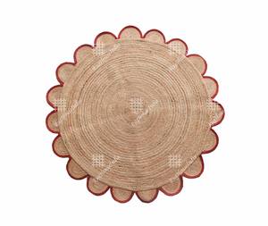 Alfombras trenzadas tejidas a mano de algodón de yute de alta calidad, pila alta para salas de estar, dormitorios, cafés, hoteles, balcones, pasillos - Product Image 1