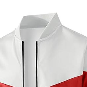 Chaqueta con diseño y tamaño personalizados Estilo de béisbol Chaquetas universitarias de satén de doble cara para hombres subidas por Dress Sports - Product Image 2