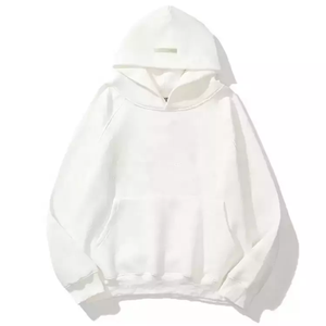 Sweat à capuche zippé en polyester/coton pour hommes avec logo vierge pour la personnalisation - Product Image 3
