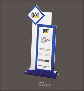 Premio trofeo de cristal de diseño moderno de alta calidad personalizado para empleados de oficina de negocios y ganadores de deportes regalo de negocios - Product Image 4