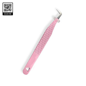 Pinzas para Pestañas de Acero Inoxidable al por Mayor, Juego de Extensión de Pestañas de Marca Privada, Punta de Precisión, Herramientas de Maquillaje de Belleza Antiestáticas - Product Image 3