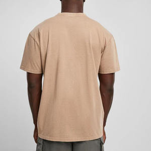 Camiseta de Hombre al por Mayor con Lavado Ácido, Personalizable, 100% Algodón, Cuello Redondo, Manga Corta, Alta Calidad, 220g, Diseño en Blanco, Totalmente Personalizada - Product Image 6