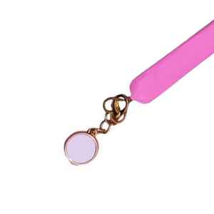 Custom Logo Stainless Steel Anti-Magnetic Eyelash <b>Tweezers</b> 10mm Strong Grip Isolation Lash Extension Fiber Tip Cherry/Heart Cut - Product Image 5