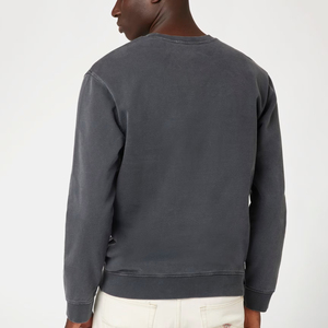 Logo personnalisé OEM brodé hiver col rond sweat hommes Street Style ample épaissi 100% coton surdimensionné à manches longues - Product Image 2