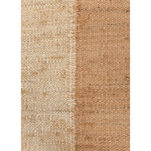 พรมปูพื้นสีน้ำตาลเบจ ลายทอแบบเรียบ ทำจากปอกระเจา ทำมือ ลายแบบนามธรรม รูปทรงสี่เหลี่ยมผืนผ้า สำหรับบ้าน ห้องโถง ห้องนั่งเล่น ห้องนอน-PDJT-385 - Product Image 3