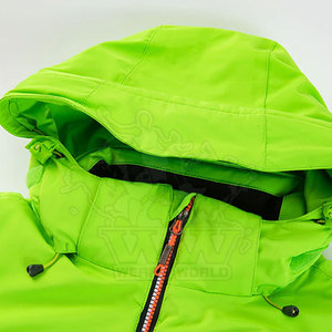 Cómodo hombres mujeres con capucha cremallera transpirable chaqueta de esquí impermeable secado rápido ecológico uso al aire libre manga larga - Product Image 3