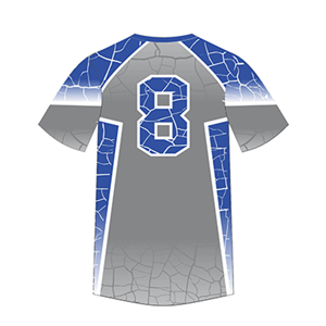 Camiseta de béisbol de poliéster 100% personalizada sublimada, ropa deportiva universitaria de la mejor calidad, uniformes para jóvenes y adultos, impresión por sublimación completa - Product Image 3