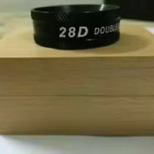 LENTILLE OPHTALMIQUE ÉQUIPEMENT DE DIAGNOSTIC 28D DOUBLE LENTILLE ASPHÉRIQUE DANS UNE BOÎTE EN BOIS... - Product Image 1