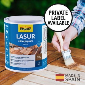 Protecteur de bois d'extérieur personnalisable, laque à base d'eau pour noyer, sans solvant, finition mate, OEM/Privé, 4 L - Product Image 1